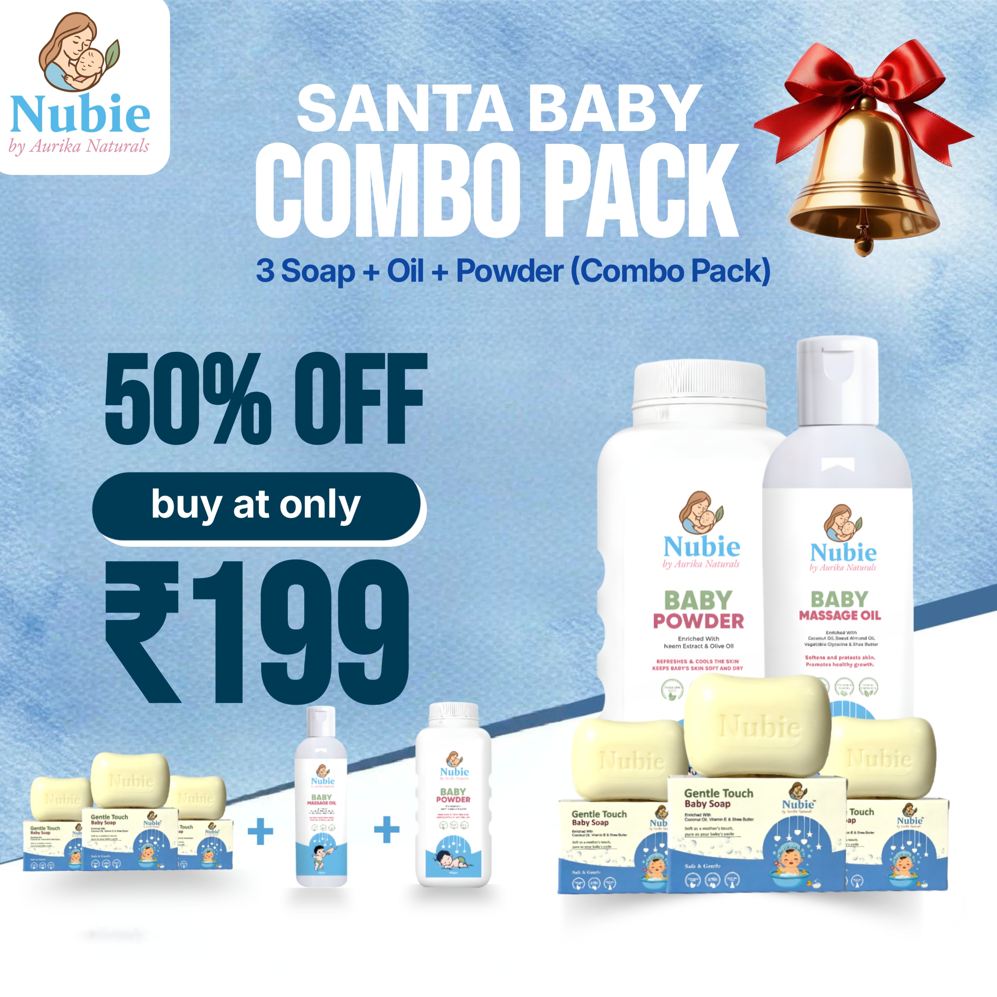 But All At Only 199 (3Soap+Oil+Powder)